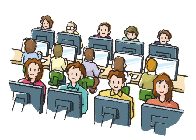 Office workers png sticker, job