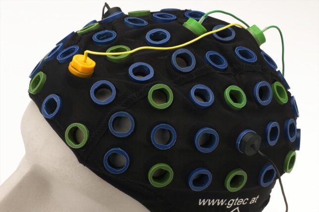 Graz Brain-Computer Interface cap and electrodes (computer interface)